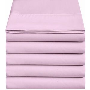 Lavender/Pink  Flat Sheet Set Of 5